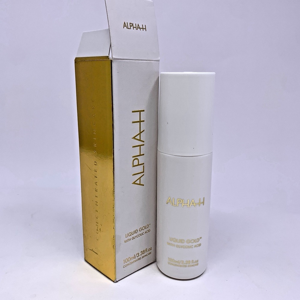 ALPHA-H LIQUID GOLD with Glycolic Acid Concentrated Skin Care 100ml/3.38oz NEW